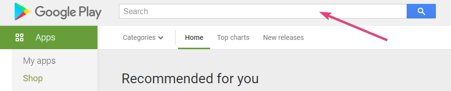 Does Your Mobile Support 4G? How to Check It? 1 Google Play store where you can search for apps in the horizontal search box.